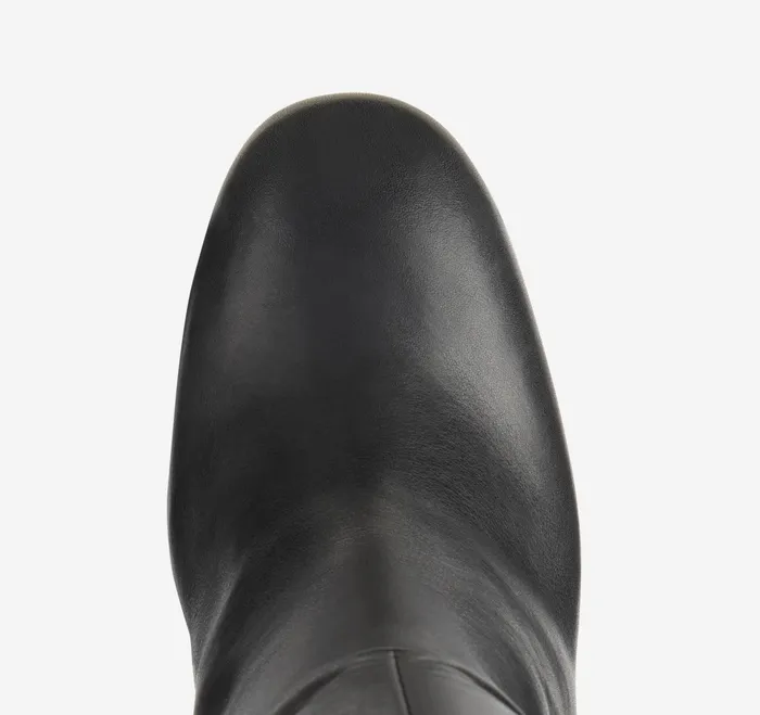 Boots and Booties Women Charlotte KneeHigh Boot Black Italian Nappa Johnston and Murphy