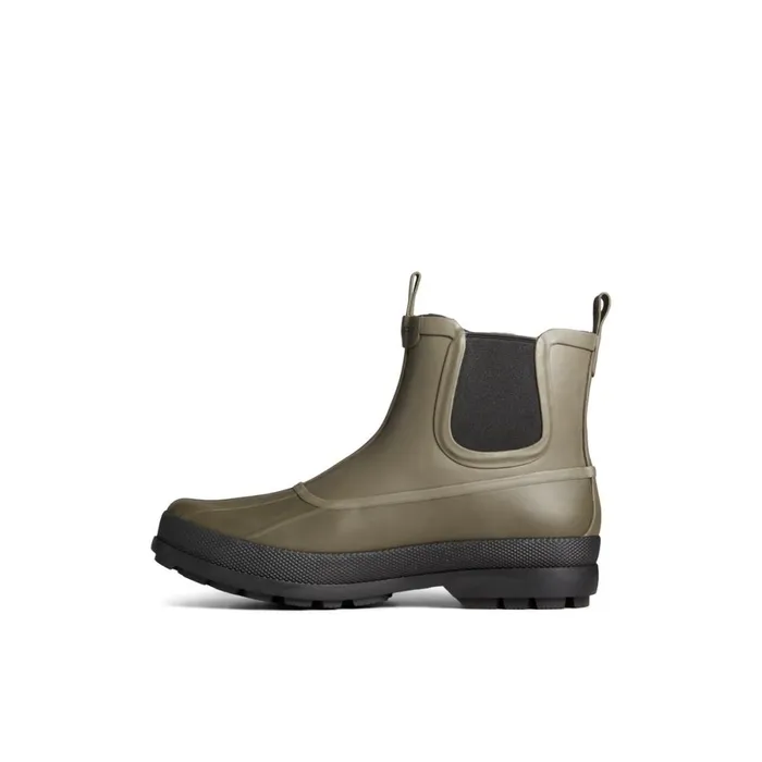 Boots Men Sperry Cold Bay Rubber Chelsea Boot Medium Green