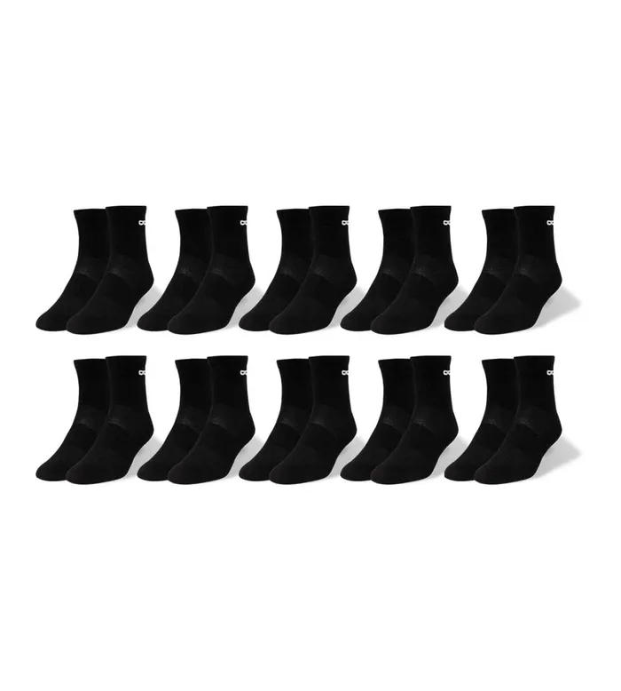 Bowo Cushion Ankle Black Socks 10 Pack Men Pair Of Thieves Ankle