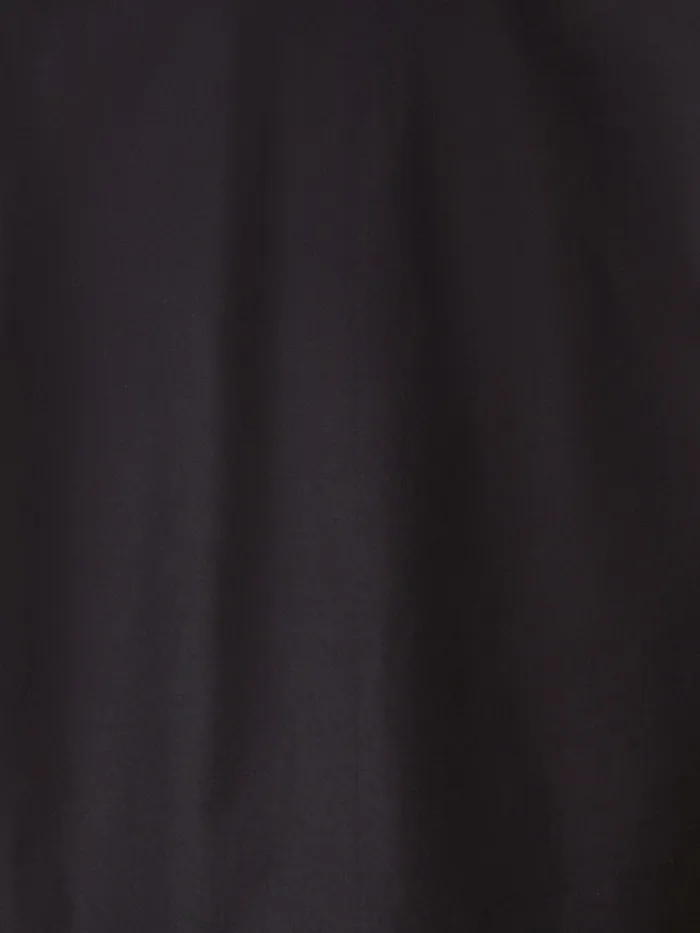 Boxy Cotton Poplin Blouse Black Women Akris Blouses