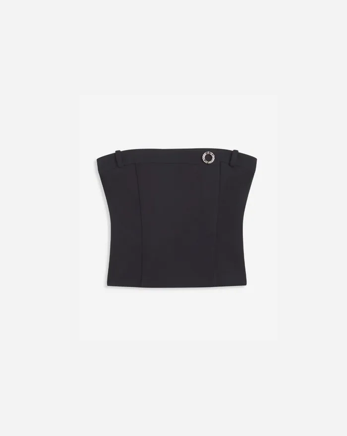 Bustier Mlodie Jewel Detail Black Women Lanvin Tops