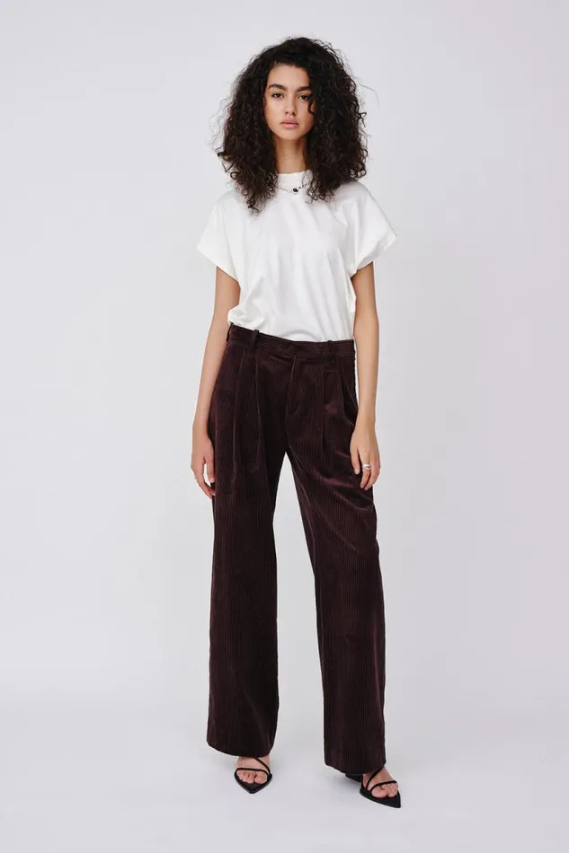Camille Corduroy 8211 Java Women Won Hundred Trousers