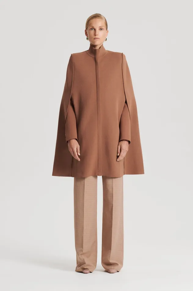 Capes CREPE KNIT CAPE SPICE Scanlan Theodore Women
