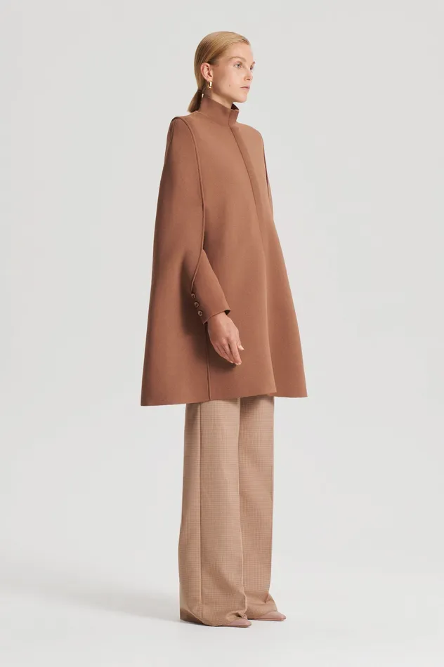 Capes CREPE KNIT CAPE SPICE Scanlan Theodore Women