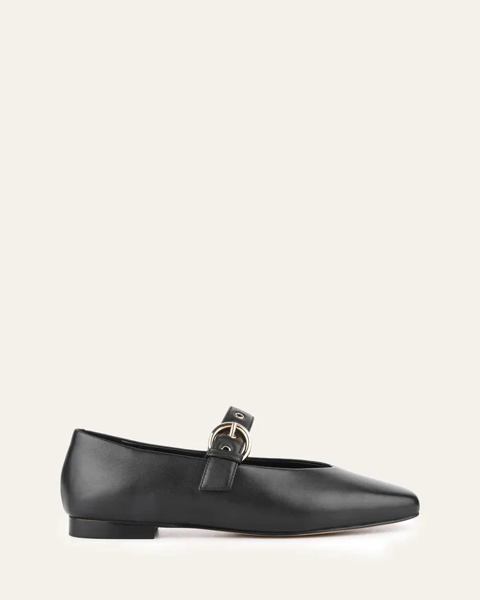 CASUAL jomercer Women Annabelle casual flats black leather