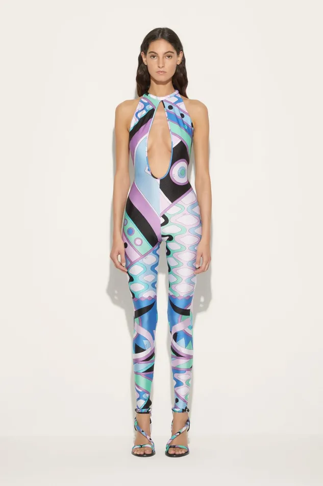 Catsuits Women PUCCI VivaraPrint Jumpsuit