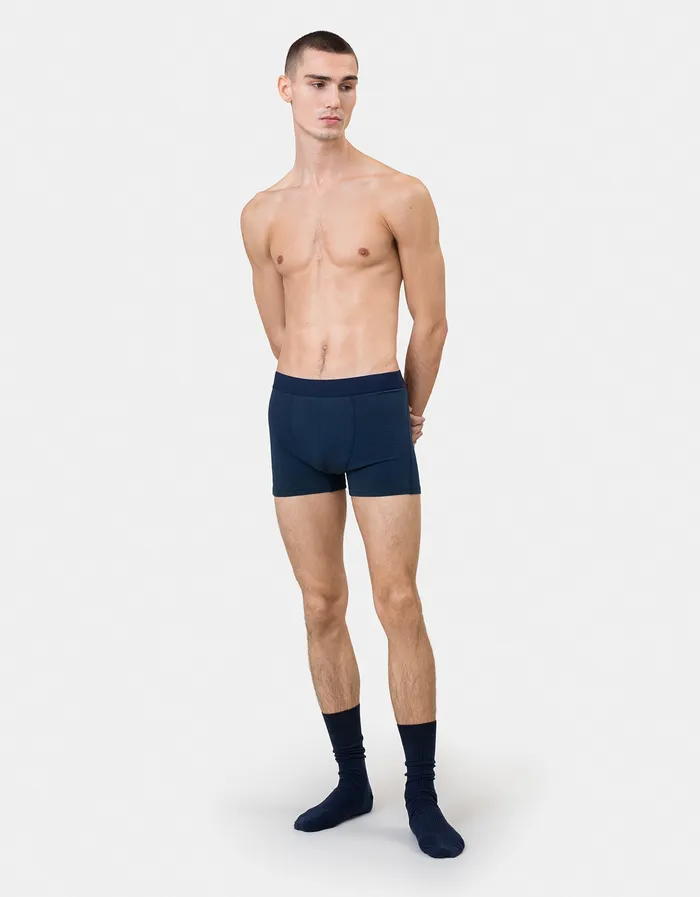Classic Organic Boxer Briefs 8211 Snow Melange Men Underwear Colorfulstandard