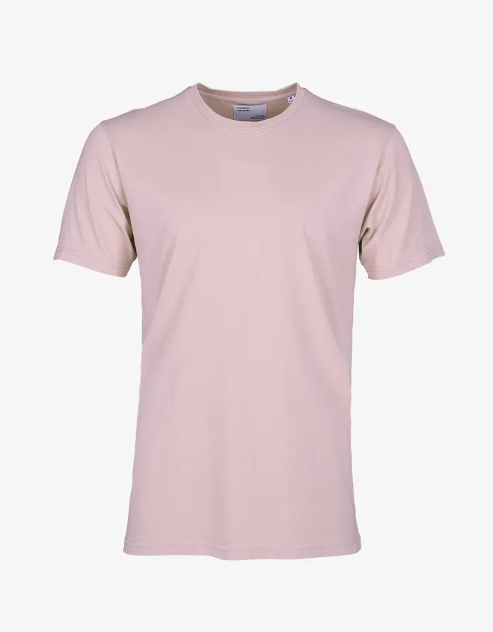 Classic Organic Tee 8211 Faded Pink Men TShirts Colorfulstandard