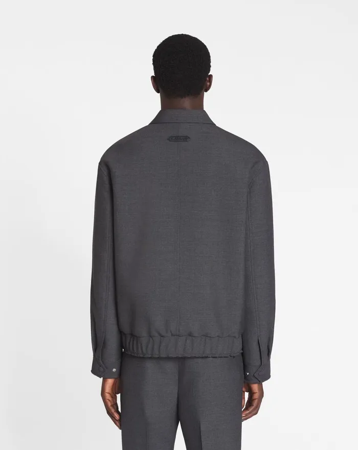 Classic Zipped Jacket Anthracite Men Lanvin Coats and Jackets