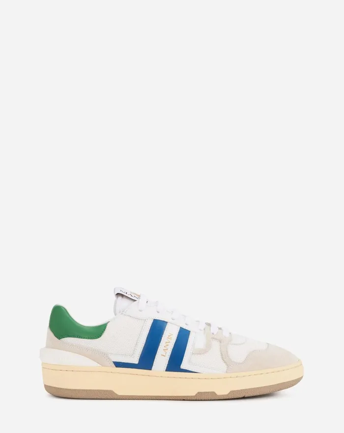 Clay Low Top Sneakers Whiteblue Men Lanvin Sneakers
