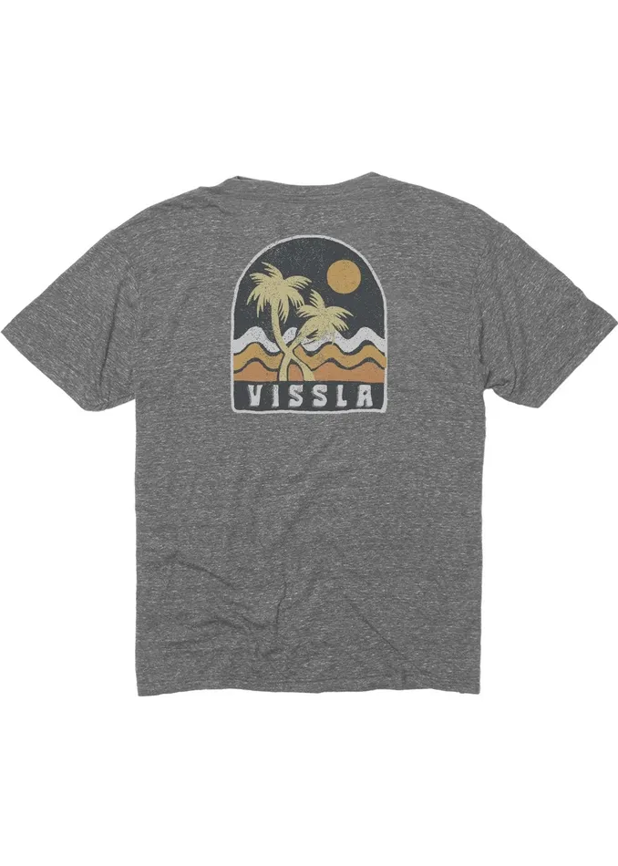 Clothing Twin Palms Boys Snow Tee Black Heather 8211 Vissla Youth