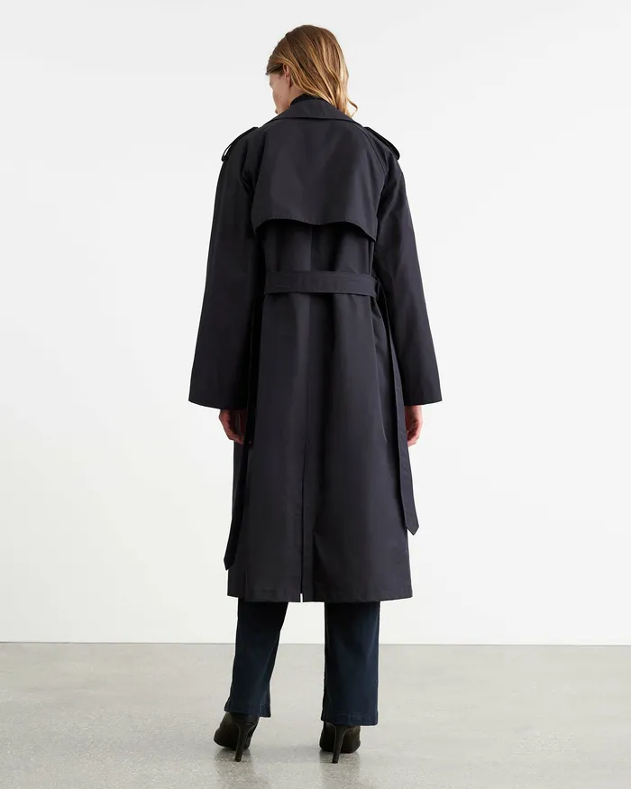 Coats and Outerwear TOUSSAINT TRENCH COAT Olive Green Nili Lotan Women