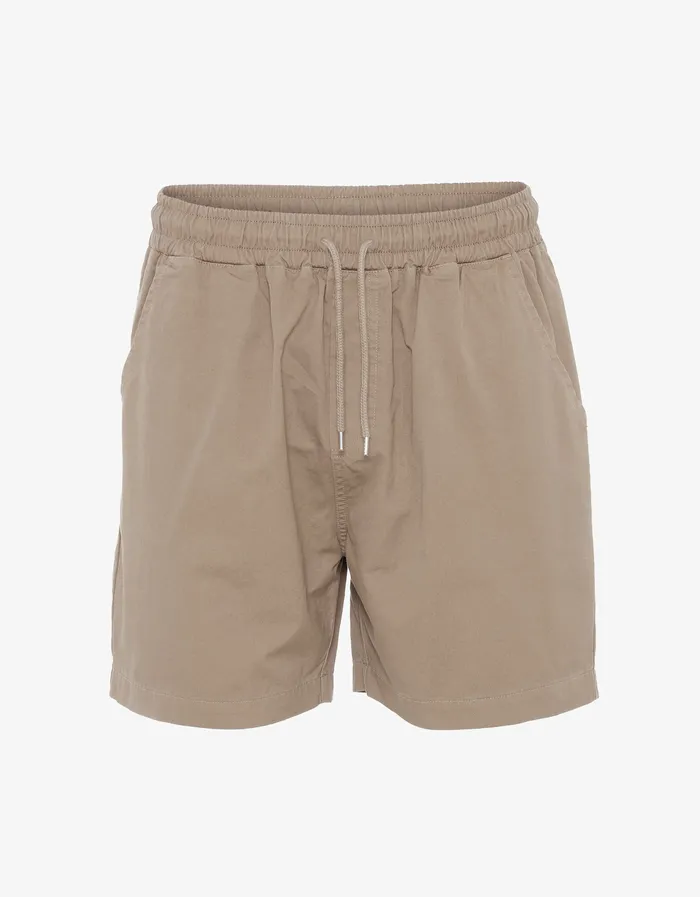 Colorfulstandard Organic Twill Shorts 8211 Desert Khaki Men Shorts