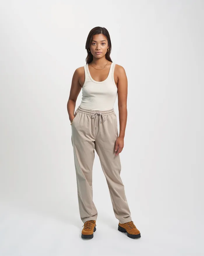 Colorfulstandard Pants Women Organic Twill Pants 8211 Deep Black