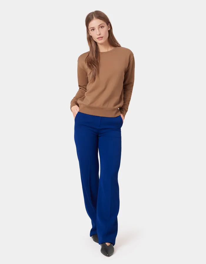 Colorfulstandard Women Classic Organic Crew 8211 Kelly Green Women Crewneck Sweatshirts