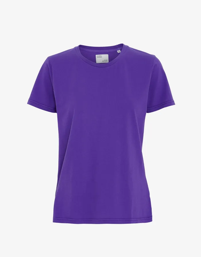 Colorfulstandard Women Light Organic Tee 8211 Ultra Violet Women TShirts