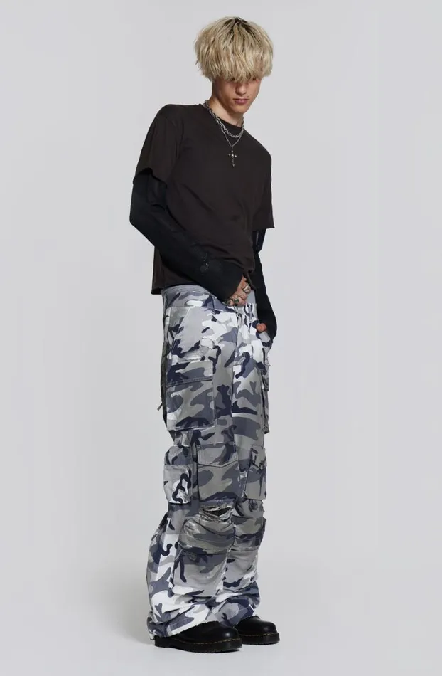Colossus Jeans Women Jaded London Siberia Camo Cargos