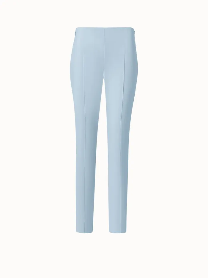 Cotton Stretch Slim Pants Bleached Denim Women Akris Pants