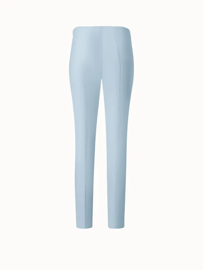 Cotton Stretch Slim Pants Bleached Denim Women Akris Pants