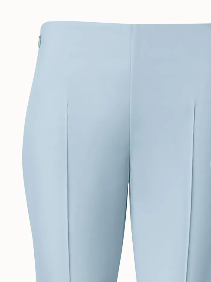 Cotton Stretch Slim Pants Bleached Denim Women Akris Pants