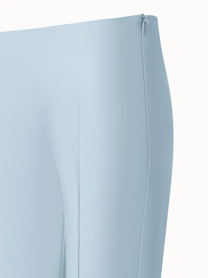 Cotton Stretch Slim Pants Bleached Denim Women Akris Pants