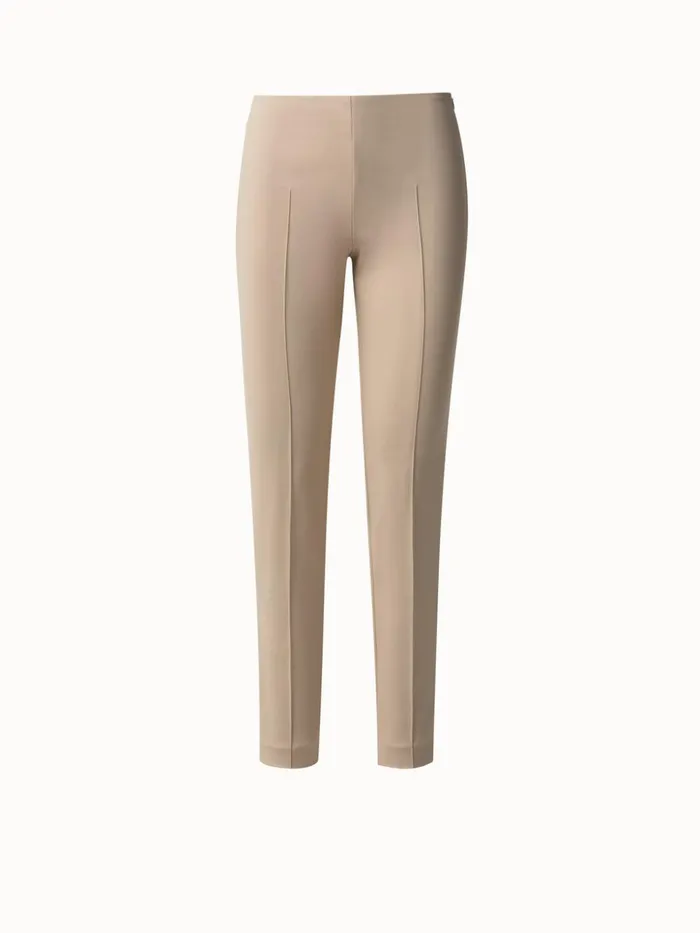 Cotton Techno Stretch Pants Sand Women Akris Pants
