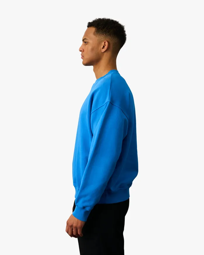 Crewneck Sweatshirts Colorfulstandard Men Organic Oversized Crew 8211 Ocean Green