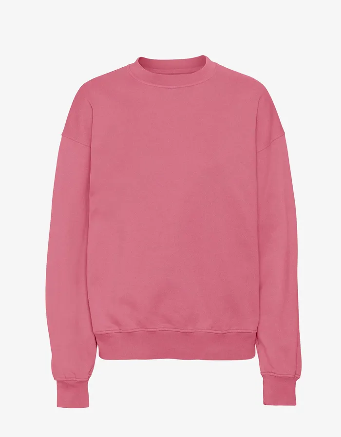 Crewneck Sweatshirts Colorfulstandard Men Organic Oversized Crew 8211 Raspberry Pink