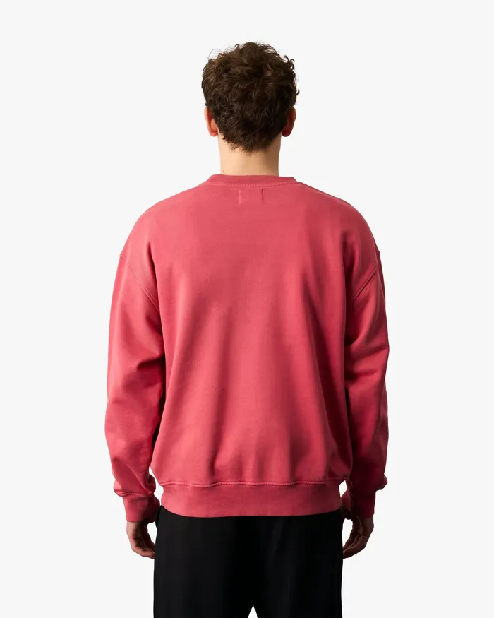 Crewneck Sweatshirts Colorfulstandard Men Organic Oversized Crew 8211 Raspberry Pink
