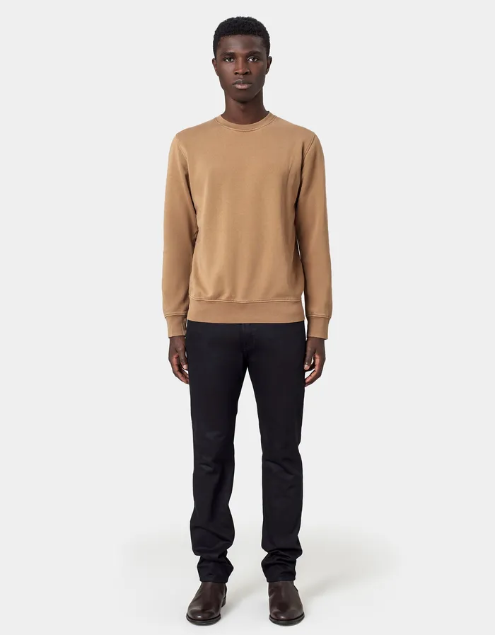 Crewneck Sweatshirts Men Classic Organic Crew 8211 Faded Grey Colorfulstandard