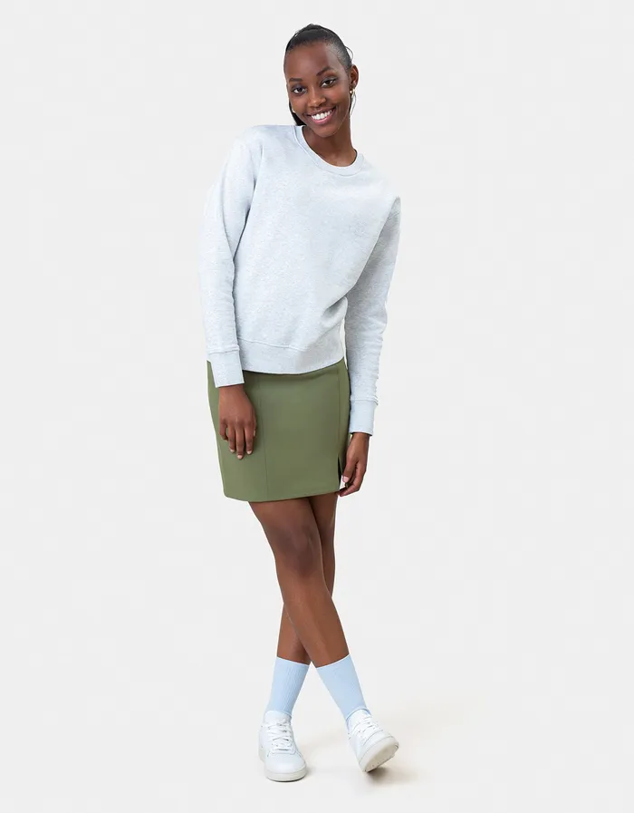 Crewneck Sweatshirts Women Women Classic Organic Crew 8211 Cedar Brown Colorfulstandard