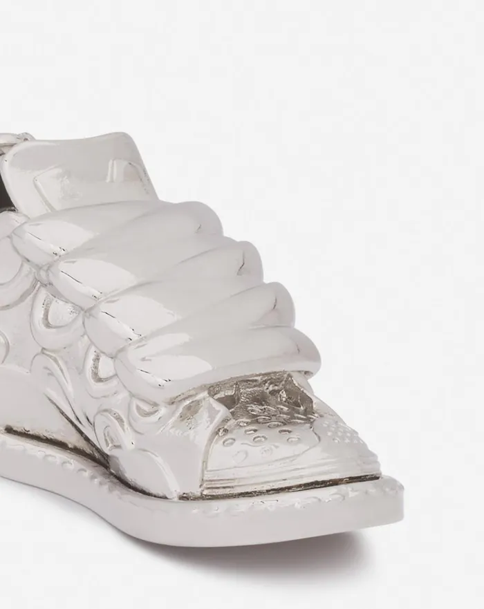 Curb Sneakers Brass Key Ring Silver Women Lanvin Wallets and Small Leather Goods Curb Sneakers Brass Key Ring Silver Women Lanvin Wallets and Small Leather Goods