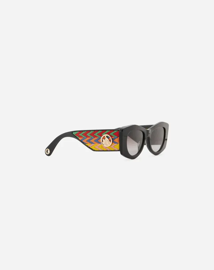 Curb Sunglasses Black Women Lanvin Sunglasses