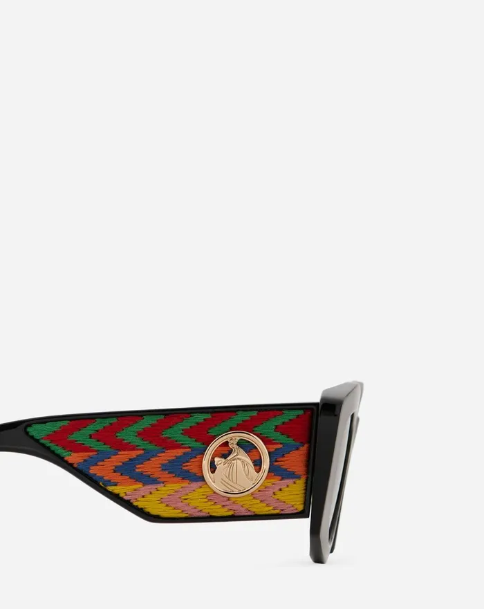 Curb Sunglasses Black Women Lanvin Sunglasses