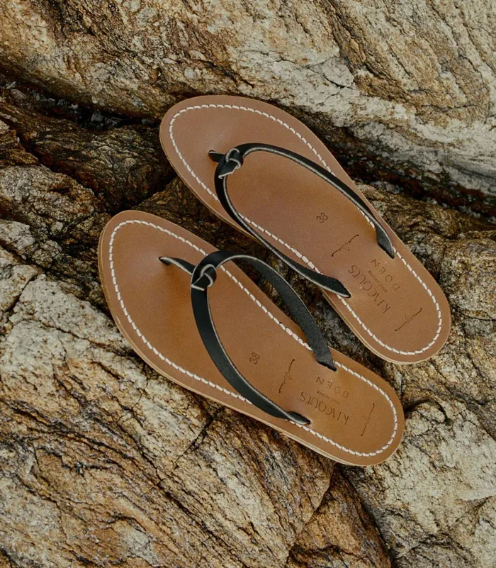 DEN DEN and KJacques Baie Sandal Black Women Shoes