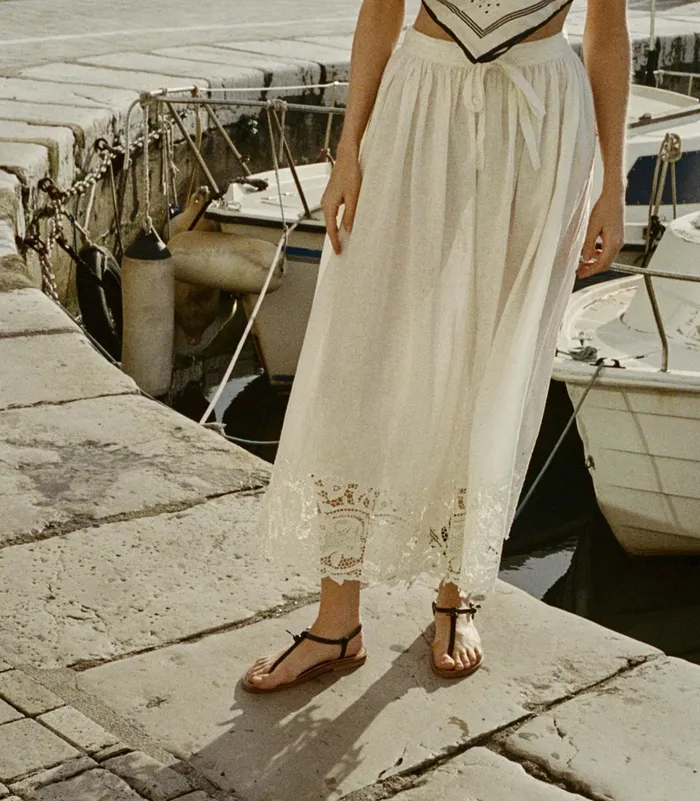 DEN Gloriane Skirt Salt Women Skirts