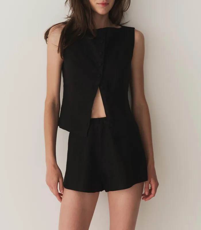 DEN Hayden Top Black Women Tops