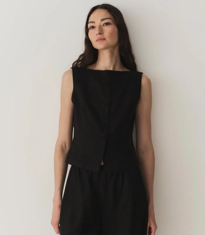 DEN Hayden Top Black Women Tops