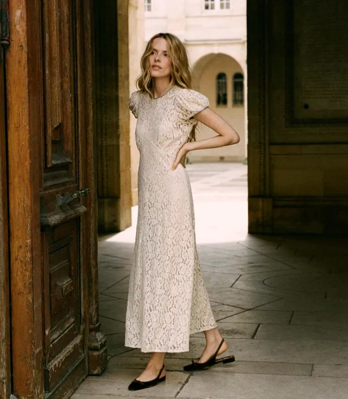 DEN Katarina Dress Mother Of Pearl Women Dresses