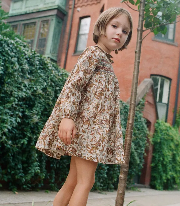 DEN Letty Dress Blanc Narcissus Floral Women Dresses