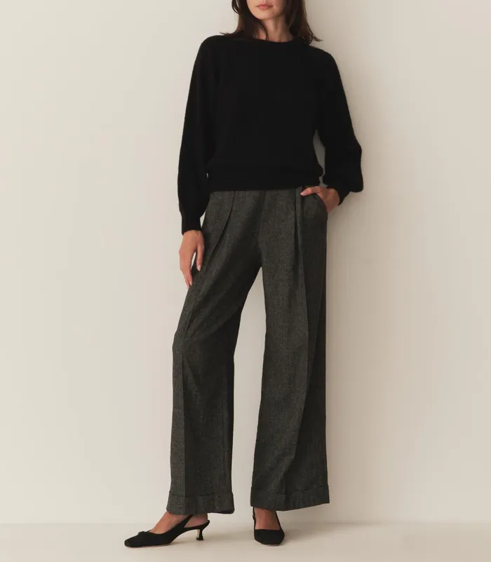 DEN Marsena Sweater Black Women Knitwear DEN Marsena Sweater Black Women Knitwear
