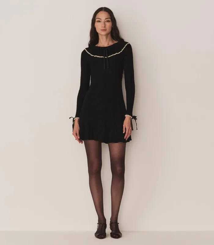 DEN Rafaela Dress Black Women Dresses