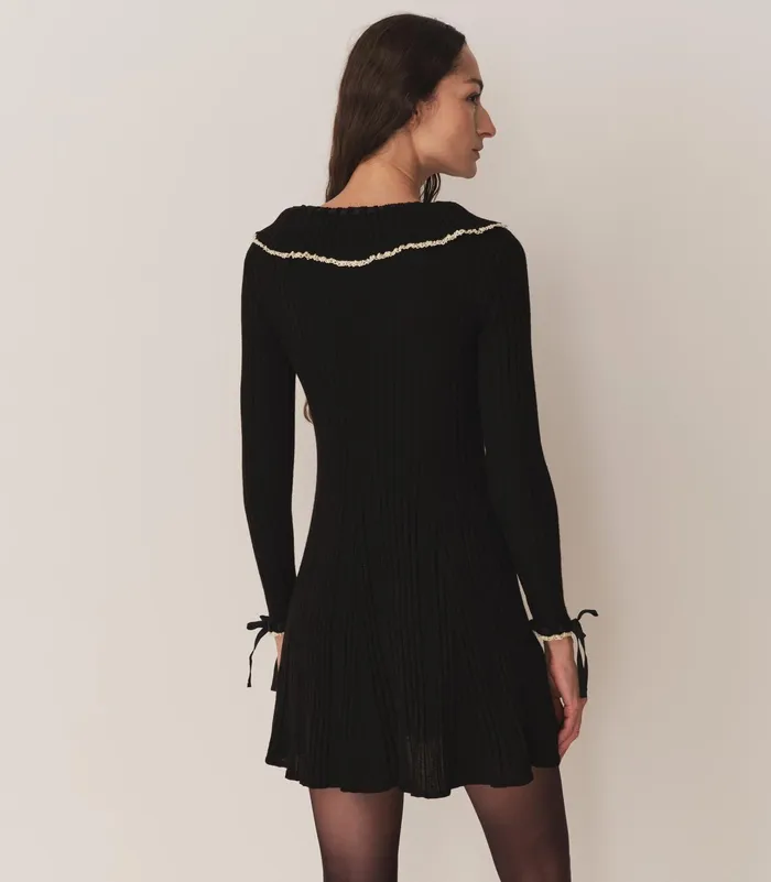 DEN Rafaela Dress Black Women Dresses DEN Rafaela Dress Black Women Dresses