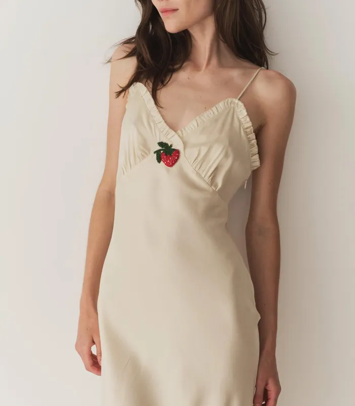 DEN Sandia Dress Mother Of Pearl Women Dresses DEN Sandia Dress Mother Of Pearl Women Dresses