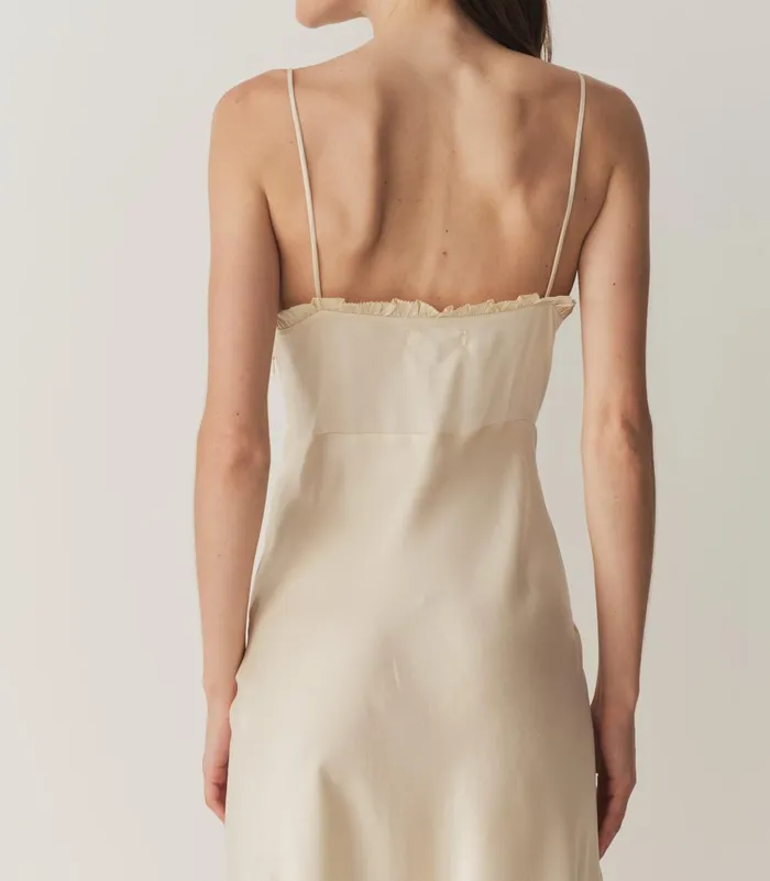 DEN Sandia Dress Mother Of Pearl Women Dresses DEN Sandia Dress Mother Of Pearl Women Dresses