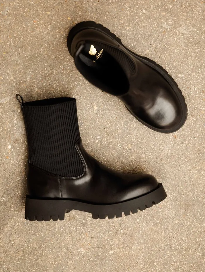 Daji Passion Black Women Bobbies Ankle Boots