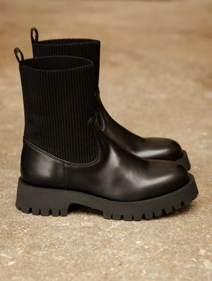 Daji Passion Black Women Bobbies Ankle Boots