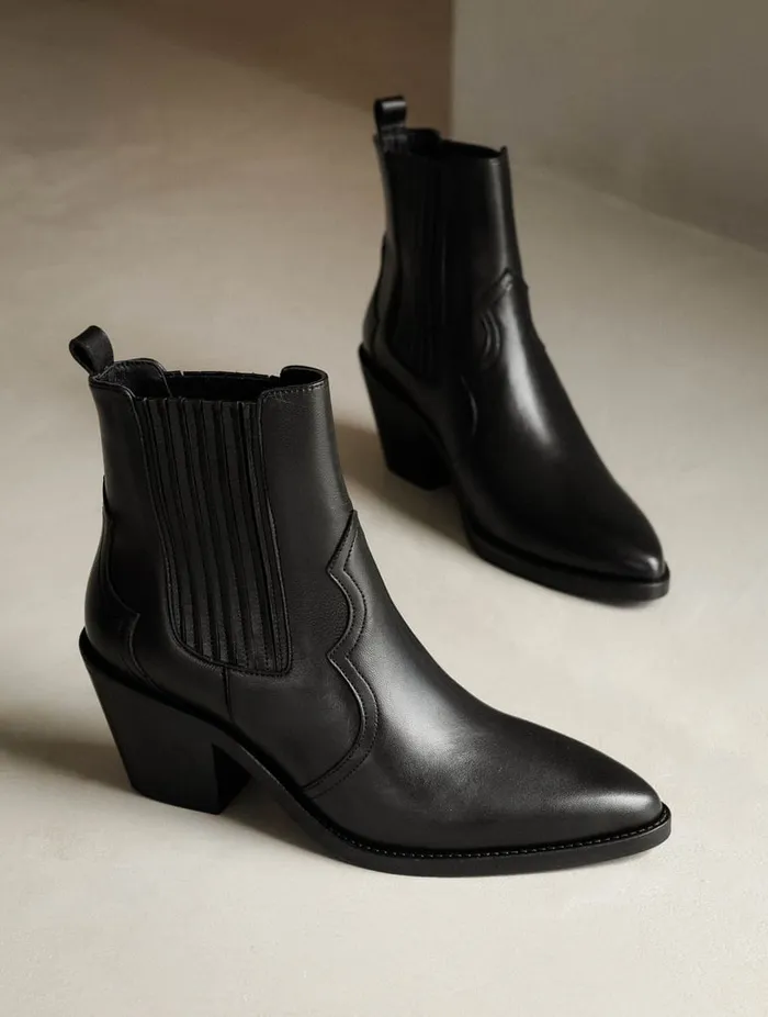 Dakota Passion Black Women Bobbies Ankle Boots