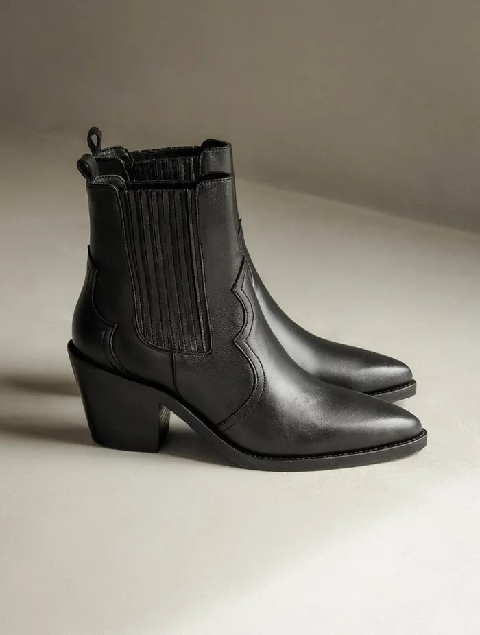 Dakota Passion Black Women Bobbies Ankle Boots