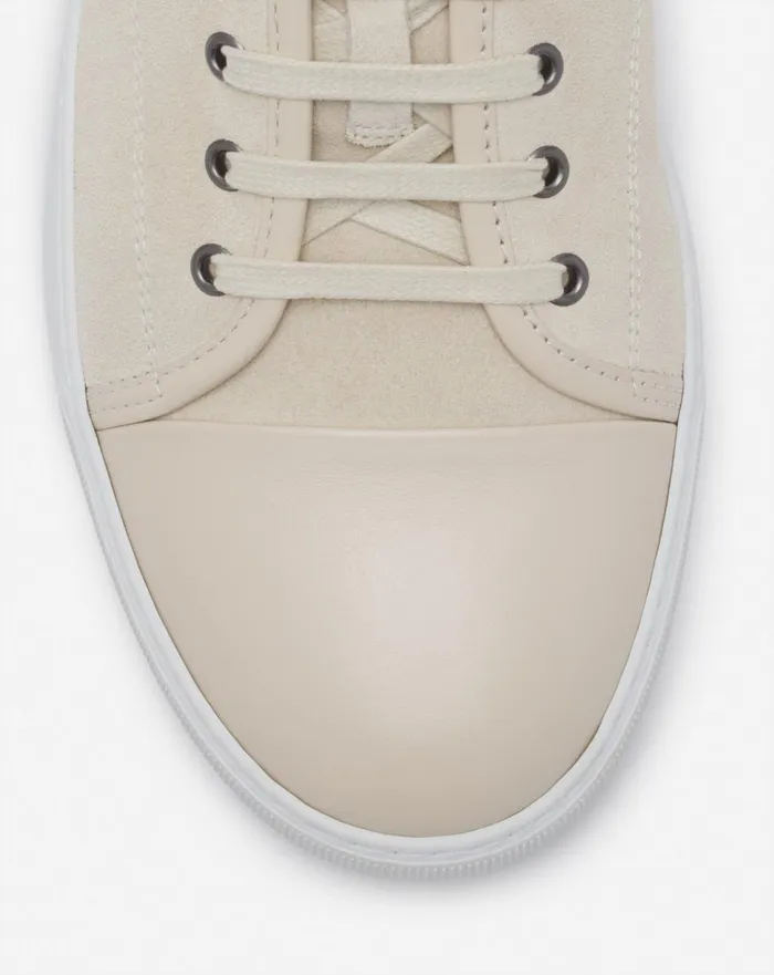 Dbb1 Leather And Suede Sneakers Vanilla Men Lanvin Sneakers Dbb1 Leather And Suede Sneakers Vanilla Men Lanvin Sneakers